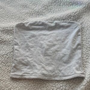 Aritzia TNA Gray Tube Top